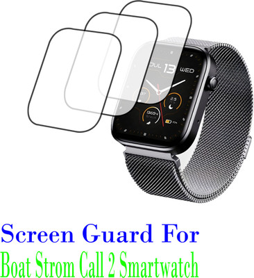 ejzatex Screen Guard for BOAT STORM CALL 2 SMARTWATCH, SCREEN GUARD(Pack of 3)