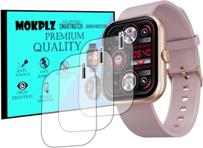 MOKPLZ Screen Guard for FIRE BOLTT STARDUST SMARTWATCH(Pack of 3)