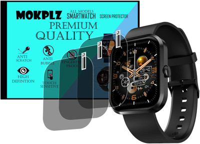 MOKPLZ Screen Guard for FIRE BOLTT PIONEER SMARTWATCH(Pack of 3)