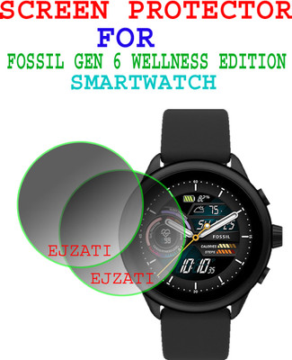 EJZATI Screen Guard for FOSSIL GEN 6 WELLNESS EDITION SMARTWATCH(Pack of 2)