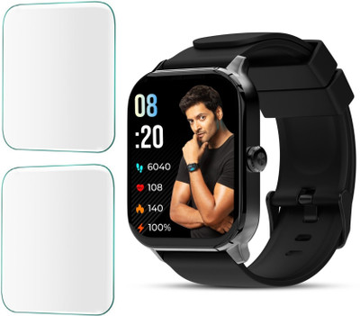 CUBES Screen Guard for BeatXP Marv Raze Smart watch | 1.96 Inch | Soft and Flexible | Touch Sensitive | Unbreakable | Ultra Thin High Grade Hydrogel TPU Film ( Not a Tempered Glass )(Pack of 2)