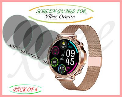 XAZE Screen Guard for Vibez Ornate Smartwatch(Pack of 4)