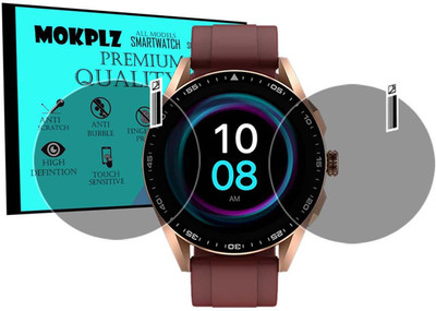 MOKPLZ Screen Guard for FIRE BOLTT INVINCIBLE PLUS SMARTWATCH(Pack of 2)