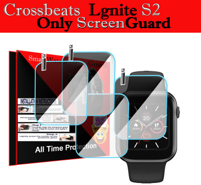 HIDEOUS Screen Guard for Crossbeats Ignite S2(Pack of 4)
