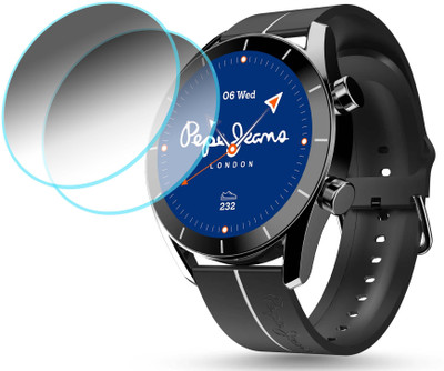 TWUAOP Screen Guard for PEBBLE X PEPE SMARTWATCH(Pack of 2)