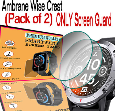 daffin Screen Guard for Ambrane Wise Crest(Pack of 2)