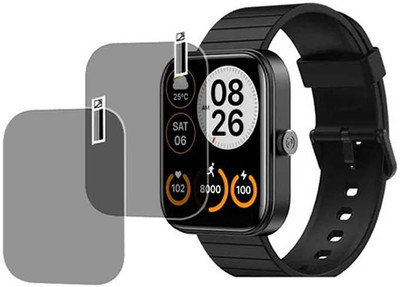 MOKPLZ Screen Guard for NOISE COLORFIT QUAD CALL MAX SMARTWATCH(Pack of 2)