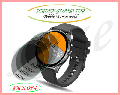 XAZE Screen Guard for Pebble Cosmos Bold Smartwatch(Pack of 4)