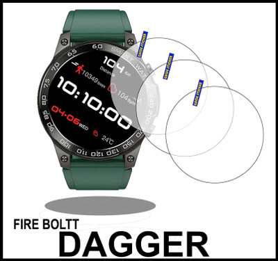 TWUAOP Screen Guard for FIRE BOLTT DAGGER(Pack of 3)