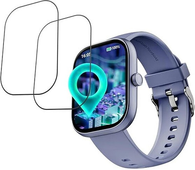 Aaruteck Screen Guard for boAt wave sigma 3 Smart Watch Screen Guard(Pack of 2)