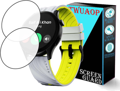 TWUAOP Screen Guard for BOULT STRIKER PRO SMARTWATCH(Pack of 2)