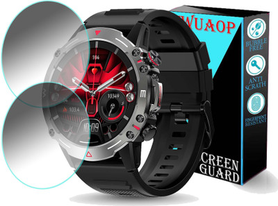 TWUAOP Screen Guard for PEBBLE COSMOS QUEST SMARTWATCH(Pack of 2)