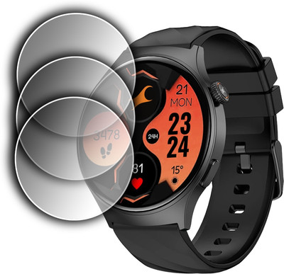 EJZATEX Screen Guard for FASTRACK OPTIMUS PRO SMARTWATCH, SCREEN GUARD(Pack of 3)