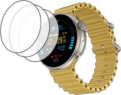 TWUAOP Screen Guard for FIRE BOLTT ASTEROID SMARTWATCH(Pack of 3)