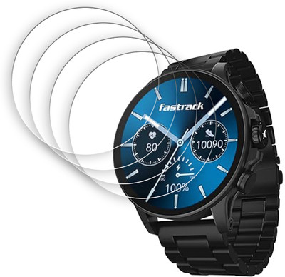 SOMTONE Edge To Edge Screen Guard for Fastrack Marvellous FX2 3.9 CM Smartwatch Screen Protector | Anti-Scratch | Edge to Edge Full Coverage | 9H Hardness | Screen Guard for Smartwatch(Pack of 4)