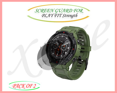 XAZE Screen Guard for PLAY FIT Strength Smartwatch(Pack of 2)