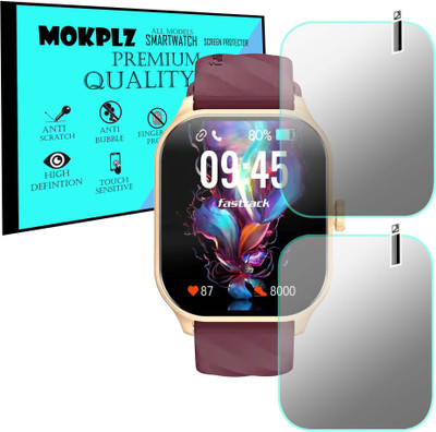 MOKPLZ Screen Guard for FASTRACK REFLEX POWER SMARTWATCH(Pack of 2)