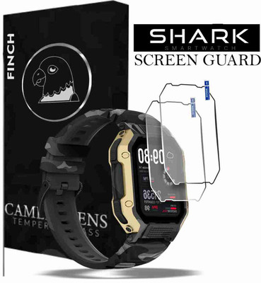 KANCHA Screen Guard for FIRE BOLTT SHARK SMARTWATCH(Pack of 2)