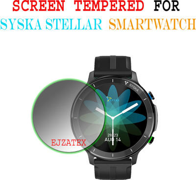 EJZATEX Screen Guard for SYSKA STELLAR SMARTWATCH(Pack of 1)