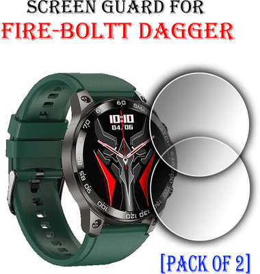 EJZATI Screen Guard for FIRE BOLTT DAGGER SMARTWATCH(Pack of 2)