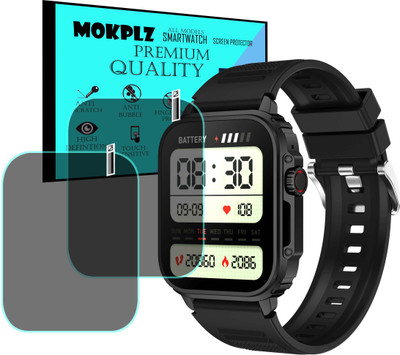 MOKPLZ Screen Guard for ALT HUNK SMARTWATCH(Pack of 2)