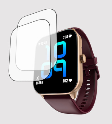 EJZATI Screen Guard for NOISEFIT COLORFIT QUBE 2 SMARTWATCH, SCREEN GUARD(Pack of 2)