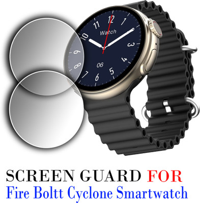 EJZATI Screen Guard for FIRE BOLTT CYCLONE SMARTWATCH, SCREEN GUARD(Pack of 2)