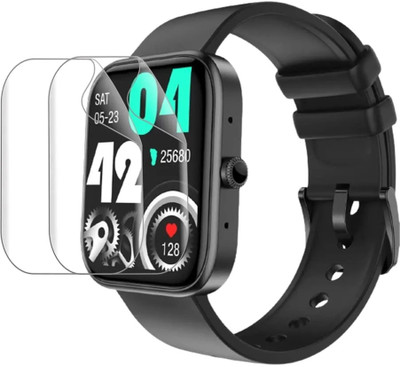 Xiajet Screen Guard for Fire Boltt Ninja Call 2 SmartWatch Premium Quality Protector(Pack of 2)