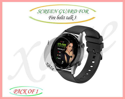 XAZE Screen Guard for Fire boltt talk 3 Smartwatch(Pack of 1)