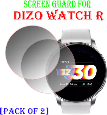 EJZATI Edge To Edge Screen Guard for DIZO WATCH R SMARTWATCH SCREEN GUARD(Pack of 2)