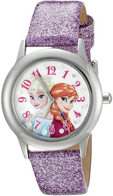 RAGHAV Screen Guard for Disney Infinity KidsW002506 Frozen Elsa & Anna Analog Display Analog Quartz Purple Watch(Pack of 1)