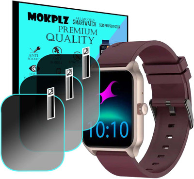 MOKPLZ Screen Guard for FASTRACK REFLEX BEAT PRO SMARTWATCH(Pack of 3)