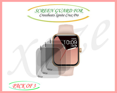 XAZE Screen Guard for Crossbeats Ignite Crux Pro Smartwatch(Pack of 3)