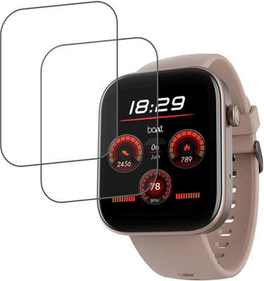 CUBES Screen Guard for boAt Storm Call 2, 1.83 inch HD Display Smartwatch | Crack proof | Touch Sensitive | Unbreakable | Ultra Thin | Edge To Edge TPU Film(Pack of 2)