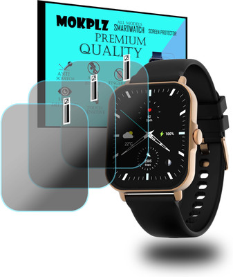 MOKPLZ Screen Guard for MAXIMA MAX PRO TURBO 2 SMARTWATCH(Pack of 3)