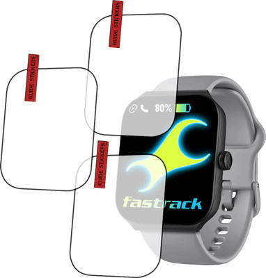 EJZATI Edge To Edge Screen Guard for FASTRACK REVOLTT FS1 MAX SMARTWATCH, SCREEN GUARD(Pack of 3)