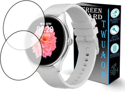TWUAOP Screen Guard for FIRE BOLTT PHOENIX AMOLED SMARTWATCH(Pack of 2)