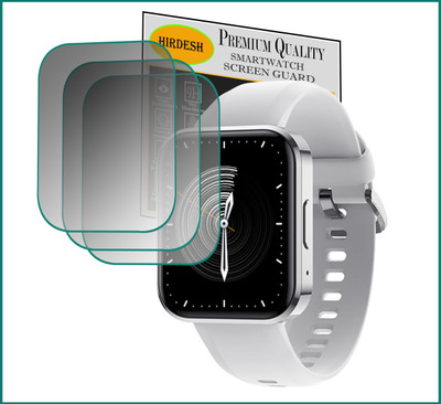 hirdesh Screen Guard for DIZO Watch D Talk(Pack of 3)