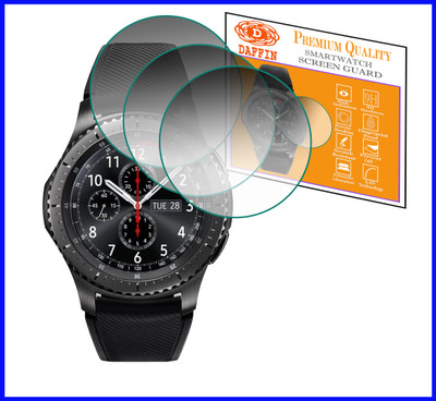 daffin Screen Guard for SAMSUNG Gear S3 Frontier(Pack of 3)