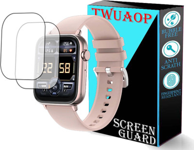 TWUAOP Screen Guard for FIRE BOLTT NINJA FIT PRO SMARTWATCH(Pack of 2)