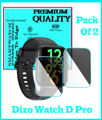 daffin Screen Guard for DIZO WATCH D PRO(Pack of 2)