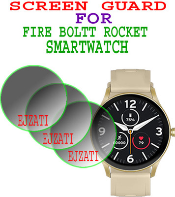 EJZATI Screen Guard for FIRE BOLTT ROCKET SMARTWATCH(Pack of 3)