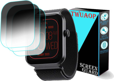 TWUAOP Screen Guard for BOAT STORM PLUS SMARTWATCH(Pack of 3)