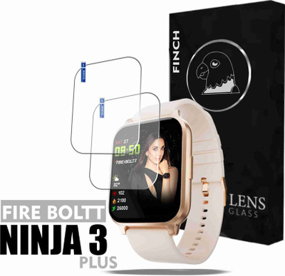 KANCHA Screen Guard for FIRE BOLTT NINJA 3 PLUS SMARTWATCH(Pack of 2)