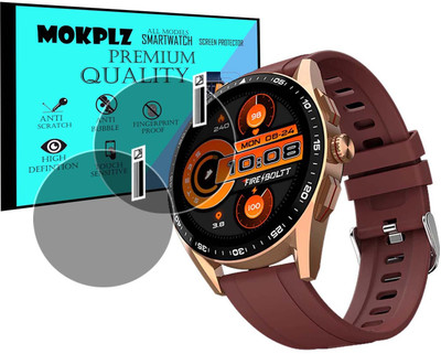 MOKPLZ Screen Guard for FIRE BOLTT INVINCIBLE PLUS SMARTWATCH(Pack of 2)