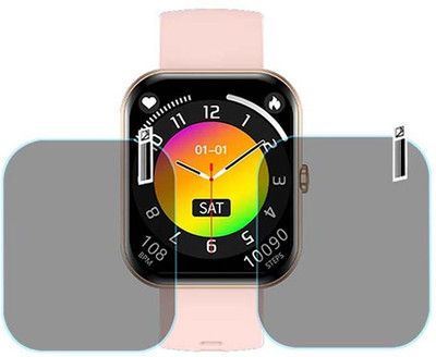 MOKPLZ Screen Guard for FIRE BOLTT TERMINATOR SMARTWATCH(Pack of 2)