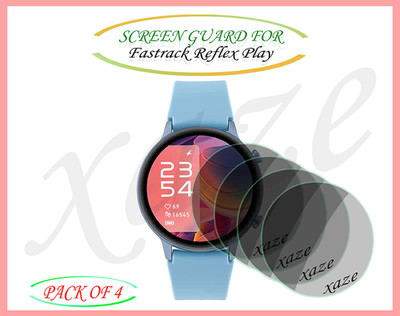 XAZE Screen Guard for Boult Striker Smartwatch(Pack of 4)
