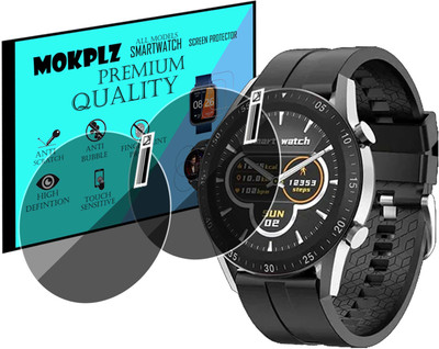 MOKPLZ Screen Guard for FIRE BOLTT TALK 3 SMARTWATCH(Pack of 2)