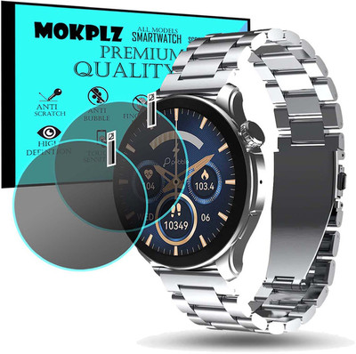 MOKPLZ Screen Guard for PEBBLE COSMOS VAULT SMARTWATCH(Pack of 2)