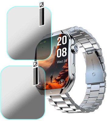 MOKPLZ Screen Guard for BEATXP UNBOUND CURV SMARTWATCH(Pack of 2)